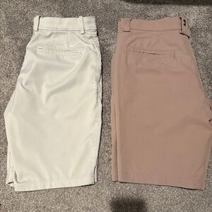 Men’s golf shorts Nike and Under Armour